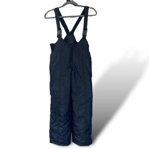Iceburg Outwear Youth Sz L Black Snow Bib Overall Winter Pant Waterproof Snowsui